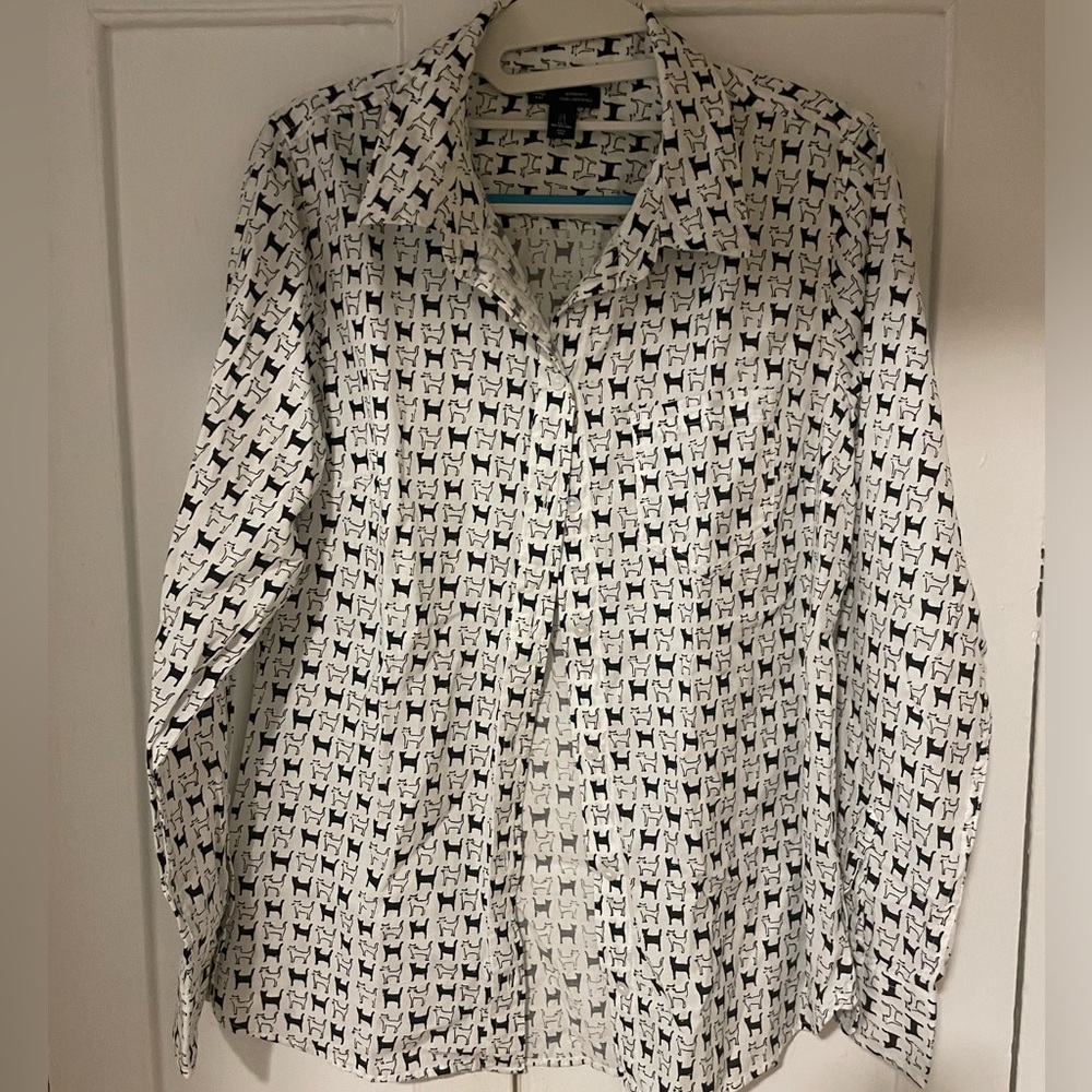 Cute Kitty Cat Button down Shirt